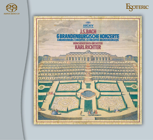 Karl Richter Bach Brandenburg Concertos 6 Brandenburgische Konzerte Hybrid Stereo Japanese Import 2SACD 1