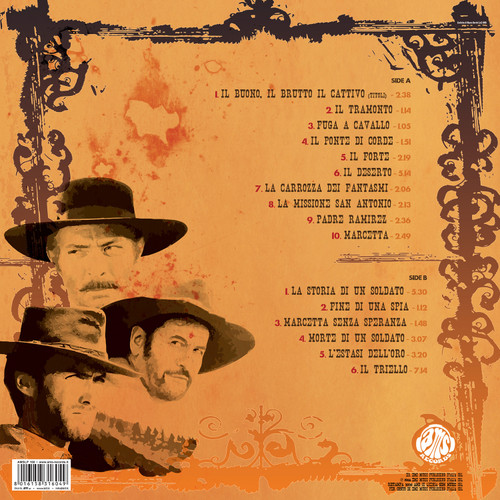Ennio Morricone The Good, The Bad And The Ugly Soundtrack LP (Red Vinyl) 2