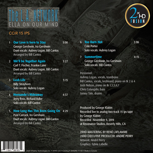 The L.A. Network Ella On Our Mind Master Quality Reel To Reel Tape 2