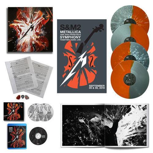 アート・デザイン・音楽 LLICA S&M HIGHLIGHTS Metallica & San Francisco Symphony S&M2 Deluxe 4LP, 2CD & Blu-Ray