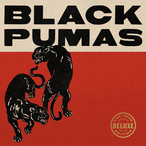 Black Pumas Black Pumas Deluxe 2LP & 7" Vinyl (Gold & Red/Black Vinyl) 1