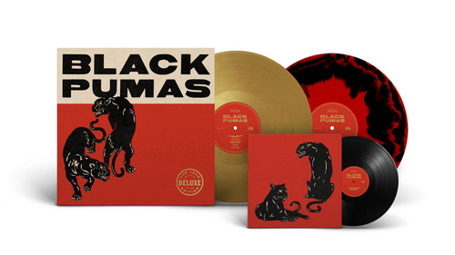 Black Pumas Black Pumas Deluxe 2LP & 7" Vinyl (Gold & Red/Black Vinyl) 2