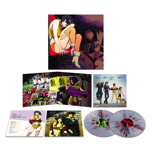 SEATBELTS Cowboy Bebop Original Series Soundtrack 2LP (Clear With Black, Pink & Blue Splatter Vinyl) 2