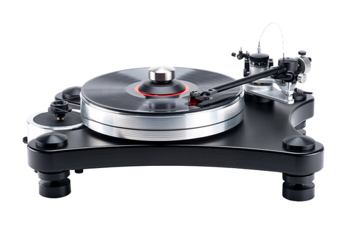 VPI Prime Turntable (Black) with JMW-10-3D-Reference Wire Tonearm & Periphery Ring 1