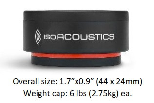 IsoAcoustics ISO-PUCK mini Equipment Isolators (Demo, Set of 8) 4