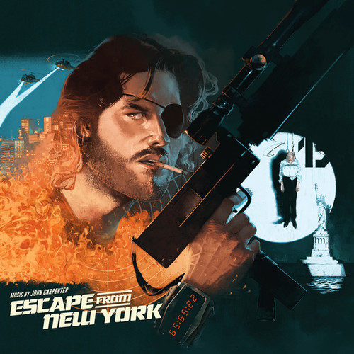 John Carpenter & Alan Howarth Escape From New York Soundtrack 180g 2LP ("Statue Of Liberty" Colored Vinyl) 1