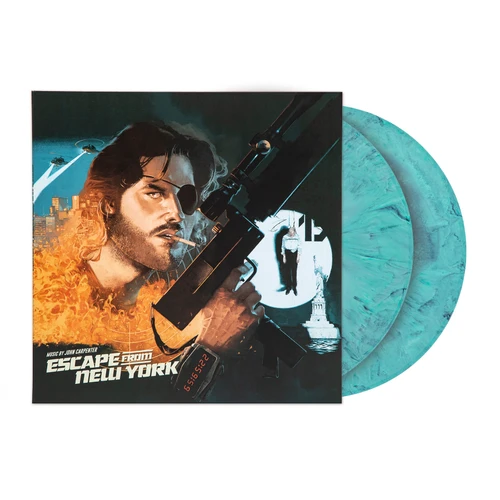 John Carpenter & Alan Howarth Escape From New York Soundtrack 180g 2LP ("Statue Of Liberty" Colored Vinyl) 2