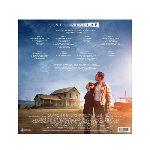 Hans Zimmer Interstellar Soundtrack Expanded Edition 180g 4LP 5