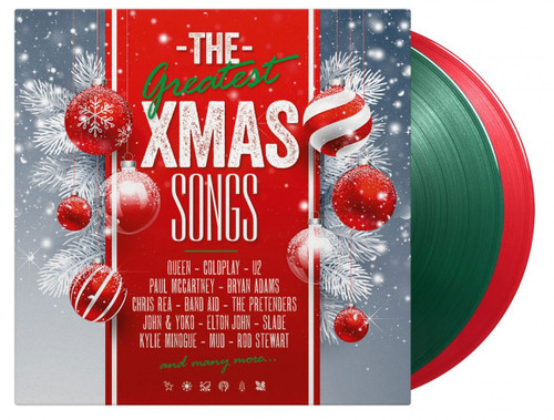 The Greatest Xmas Songs Numbered Limited Edition 180g Import 2LP (1 Green & 1 Red Vinyl) 2