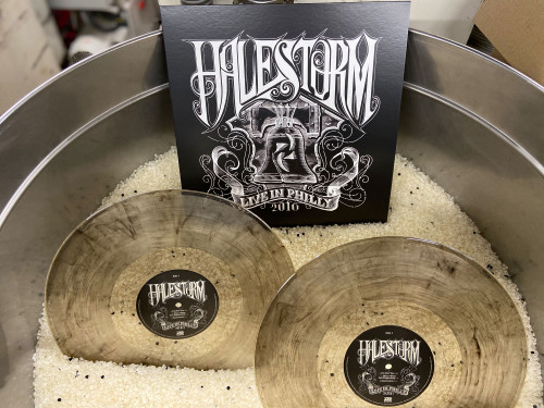 Halestorm Live In Philly 2010 2LP (Clear & Black Mixed Vinyl) 3