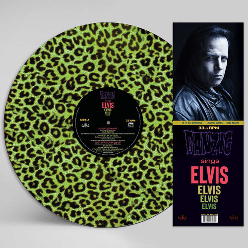 Danzig Danzig Sings Elvis LP (Green Leopard Print Picture Disc)