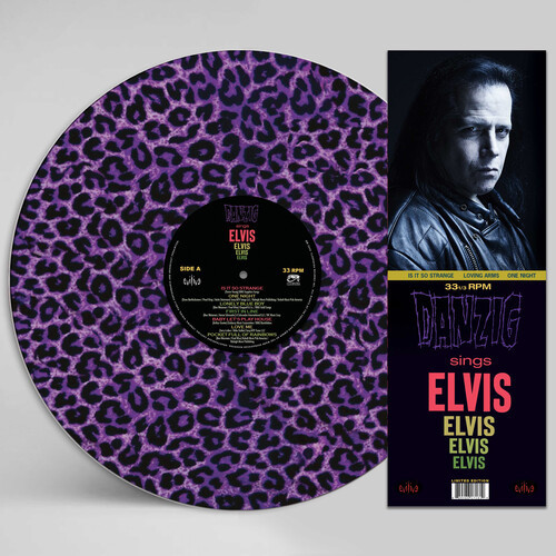 Danzig Danzig Sings Elvis LP (Purple Leopard Print Picture Disc) 1