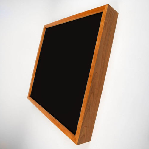 Stillpoints Aperture II Acoustic Panel (Cherry Frame, Black Fabric) 1