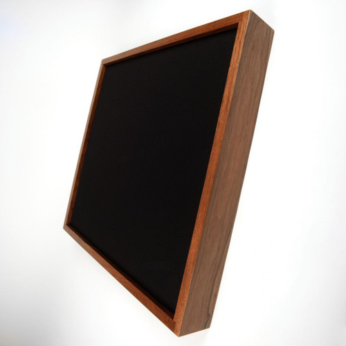 Stillpoints Aperture II Acoustic Panel (Walnut Frame, Black Fabric) 1