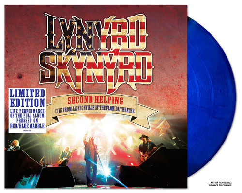 Lynyrd Skynyrd Second Helping - Live From Jacksonville At The Florida Theatre LP (Blue Marble Vinyl) 2