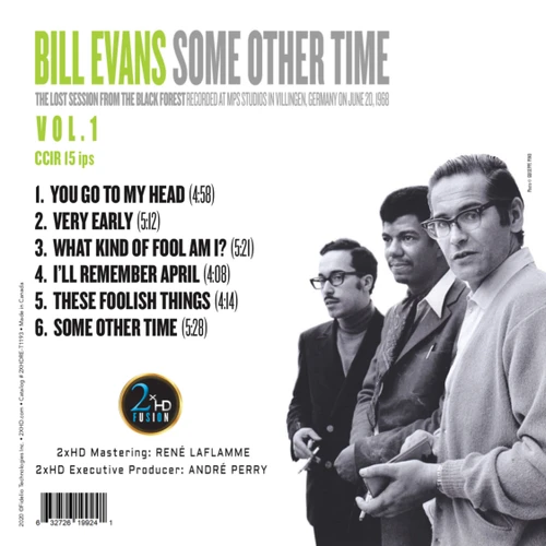 Bill Evans Some Other Time: The Lost Session From The Black Forest Vol. 1 Master Quality Reel To Reel Tape 2