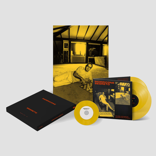 Ennio Morricone Morricone Segreto Hand-Numbered Limited Edition 2LP & 7" Vinyl Single Box Set (Yellow Vinyl) 1