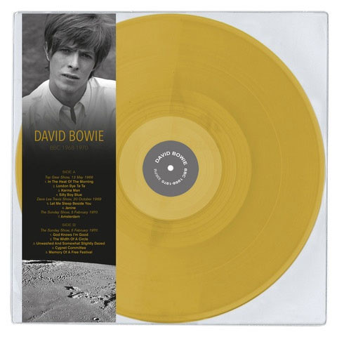 David Bowie BBC 1968-1970 Import LP (Yellow Vinyl) 1