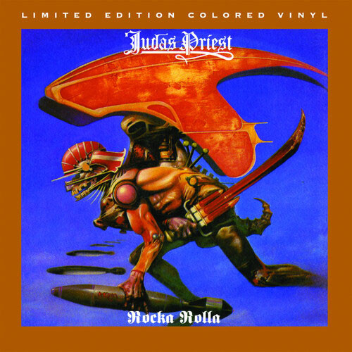 Judas Priest Rocka Rolla 180g LP (Translucent Grape & White With Black Splatter Vinyl) 1