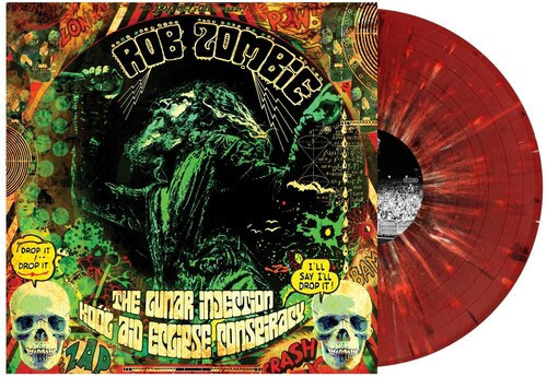 Rob Zombie The Lunar Injection Kool Aid Eclipse Conspiracy LP (Red With Black & White Splatter Vinyl) 2