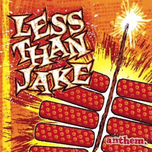 Less Than Jake Anthem LP (Translucent Fire Orange Vinyl) 1