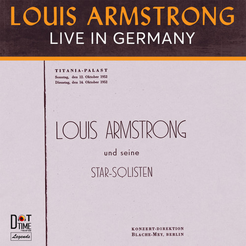 Louis Armstrong Live in Germany Hand-Numbered Limited Edition LP Scratch & Dent 1