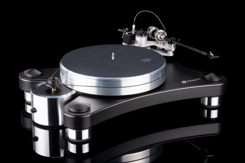 VPI Prime 21+ Turntable with 3D Printed Gimbal Tonearm, Shyla Cartridge, and Weisline Phono Cable (Black) 3