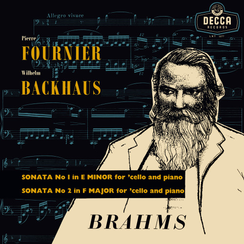 Pierre Fournier & Wilhelm Backhaus Brahms Sonata No. 1 In E Minor & Sonata No. 2 In F Major 180g Import LP 1