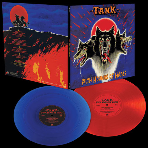 Tank Filth Hounds Of Hades 2LP (Transparent Red & Blue Vinyl) 2