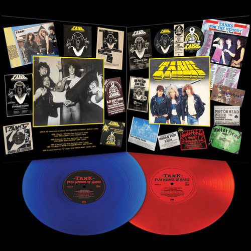 Tank Filth Hounds Of Hades 2LP (Transparent Red & Blue Vinyl) 3