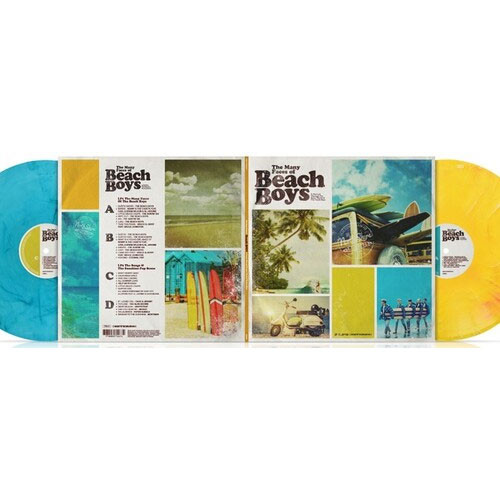 The Beach Boys The Many Faces Of The Beach Boys 180g Import 2LP (Blue & Yellow Vinyl) 1