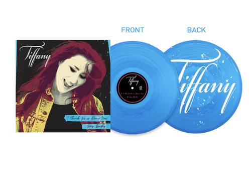 Tiffany I Think We're Alone Now 12" Vinyl Single (Blue Vinyl) 2