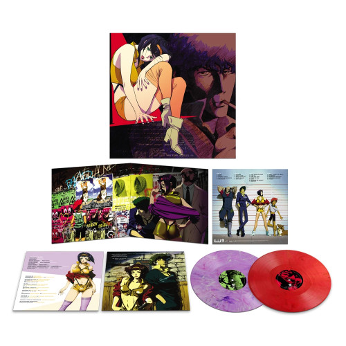 SEATBELTS Cowboy Bebop Original Series Soundtrack 2LP (Red Marble & Purple Marble Vinyl) 2
