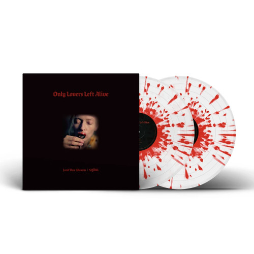 Jozef Van Wissem & SQURL Only Lovers Left Alive Soundtrack 2LP (Clear With Red Splatter Vinyl) 1