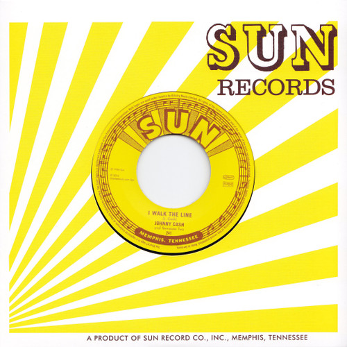 Johnny Cash I Walk The Line & Get Rhythm 45rpm 7" Vinyl 1