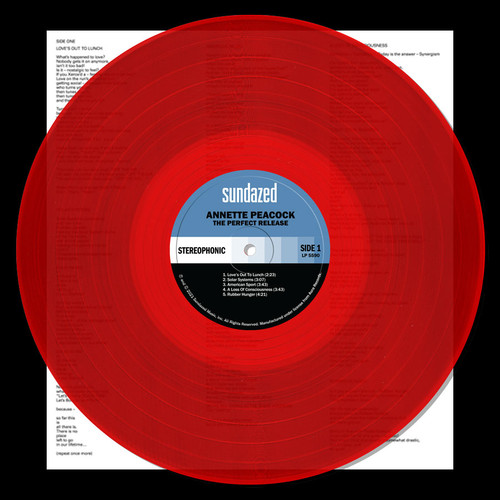 Annette Peacock The Perfect Release LP (Red Vinyl) 2