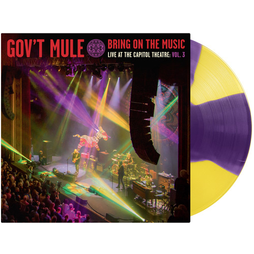 Gov't Mule Bring On The Music: Live At The Capitol Theatre Vol. 3 180g LP (Purple/Yellow Pinwheel Vinyl) 1