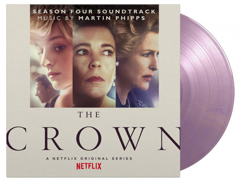 Martin Phipps The Crown Season 4 Soundtrack Numbered Limited Edition 180g LP (Purple Marbled Vinyl)