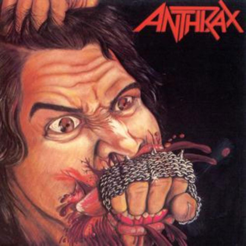 Anthrax Fistful Of Metal LP (Black & Clear Split With Red Splatter Vinyl)