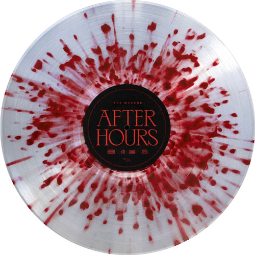 The Weeknd After Hours 2LP (Clear With Red Splatter Vinyl) 2