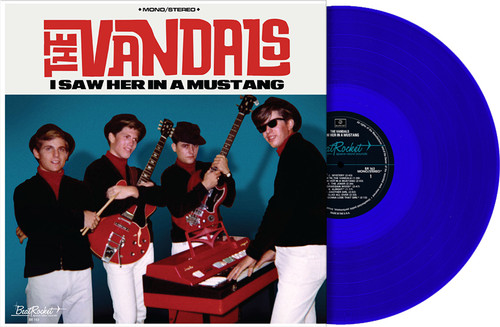 The Vandals I Saw Her In A Mustang LP (Ford Blue Vinyl) 2