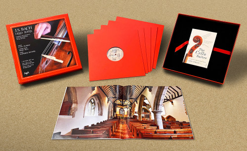 J.S. Bach Cello Suites Import 5LP Box Set