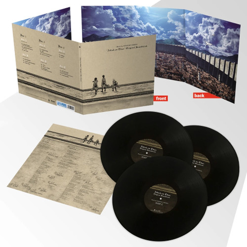 Hiroyuki Sawano Attack on Titan Season 1 Original Soundtrack 3LP (Black Vinyl) 1