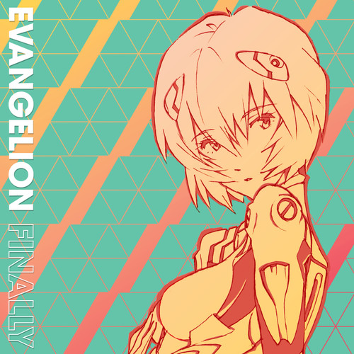 【ANTIGEL】新作ガーターバンド★JE T'AIME A LA FOLIE Evangelion Finally Soundtrack 2LP (Opaque Pink & Magenta