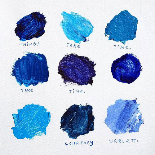 Courtney Barnett Things Take Time, Take Time LP ("All Eyes On The Pavement" Blue Vinyl) 1