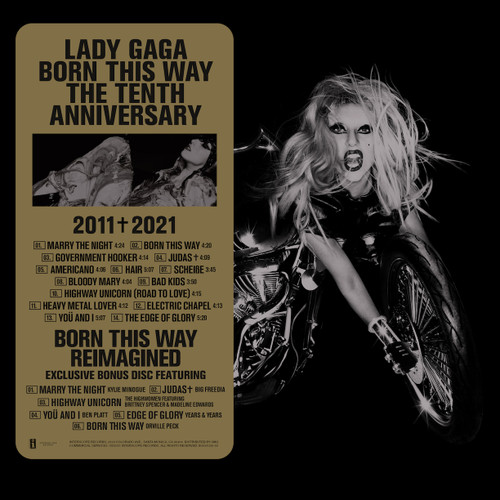 Lady Gaga Born This Way The Tenth Anniversary 180g 3LP