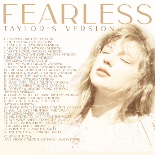 Taylor Swift Fearless (Taylor's Version) 3LP (Gold Vinyl) 3