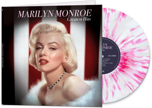 Marilyn Monroe Greatest Hits LP (Pink & White Splatter Vinyl) 2