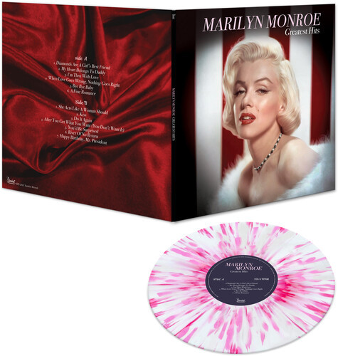 Marilyn Monroe Greatest Hits LP (Pink & White Splatter Vinyl) 3