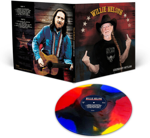 Willie Nelson Legendary Outlaw LP (Multi-Color Vinyl) 3